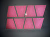 BLACKED OUT PINK REFLECTIVE HELMET (TET) TETRAHEDRON 8 PACK