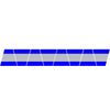 BLUE/GREY TRIPLE STRIPE REFLECTIVE HELMET (TET) TETRAHEDRON 8 PACK