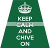 KEEP CALM AND CHIVE ON REFLECTIVE HELMET (TET) TETRAHEDRON