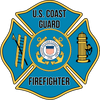 US COAST GUARD FIREFIGHTER WINDOW DECAL