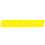 YELLOW REFLECTIVE HELMET (TET) TETRAHEDRON 8 PACK