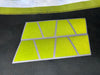 LIME GREEN REFLECTIVE HELMET (TET) TETRAHEDRON 8 PACK