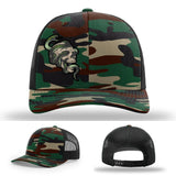 Serpent Skull Leather Patch Hat