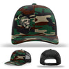 Serpent Skull Leather Patch Hat