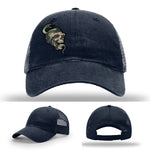 Serpent Skull Leather Patch Hat