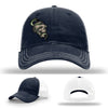 Serpent Skull Leather Patch Hat