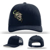 Serpent Skull Leather Patch Hat