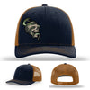 Serpent Skull Leather Patch Hat