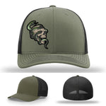 Serpent Skull Leather Patch Hat