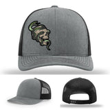 Serpent Skull Leather Patch Hat