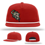 Serpent Skull Leather Patch Hat