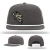 Serpent Skull Leather Patch Hat