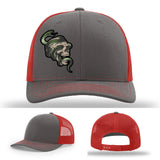 Serpent Skull Leather Patch Hat