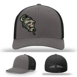 Serpent Skull Leather Patch Hat