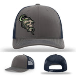 Serpent Skull Leather Patch Hat
