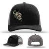 Serpent Skull Leather Patch Hat