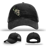 Serpent Skull Leather Patch Hat