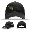 Serpent Skull Leather Patch Hat