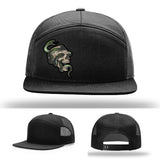 Serpent Skull Leather Patch Hat