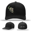 Serpent Skull Leather Patch Hat
