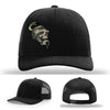 Serpent Skull Leather Patch Hat