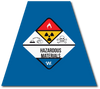 HAZMAT REFLECTIVE HELMET (TET) TETRAHEDRON