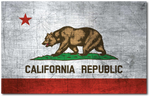 CALIFORNIA FLAG REFLECTIVE HELMET DECAL