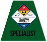 HAZMAT SPECIALIST REFLECTIVE HELMET (TET) TETRAHEDRON