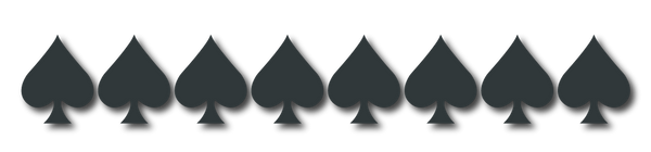Matte Black Reflective Ace of Spade Helmet Decal 8‑Pack Matte Black Reflective Ace of Spade Helmet Decal 8‑Pack