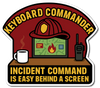 KEYBOARD COMMANDER HELMET DECAL