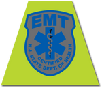 NEW JERSEY SUBDUED EMT REFLECTIVE HELMET (TET) TETRAHEDRON