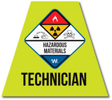 HAZMAT TECHNICIAN REFLECTIVE HELMET (TET) TETRAHEDRON