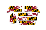 TEAM WENDY REFLECTIVE MARYLAND FLAG 360 KIT