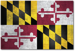 MARYLAND FLAG REFLECTIVE HELMET DECAL