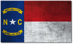 NORTH CAROLINA FLAG REFLECTIVE HELMET DECAL