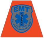 NEW JERSEY SUBDUED EMT REFLECTIVE HELMET (TET) TETRAHEDRON