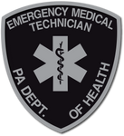 SUBDUED PENNSYLVANIA (PA) EMT PATCH WINDOW DECAL