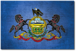 PENNSYLVANIA FLAG REFLECTIVE HELMET DECAL