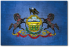 PENNSYLVANIA FLAG REFLECTIVE HELMET DECAL