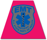 NEW JERSEY SUBDUED EMT REFLECTIVE HELMET (TET) TETRAHEDRON