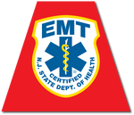 NEW JERSEY EMT REFLECTIVE HELMET (TET) TETRAHEDRON