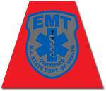 NEW JERSEY SUBDUED EMT REFLECTIVE HELMET (TET) TETRAHEDRON