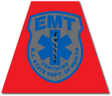 NEW JERSEY SUBDUED EMT REFLECTIVE HELMET (TET) TETRAHEDRON