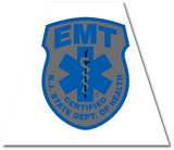NEW JERSEY SUBDUED EMT REFLECTIVE HELMET (TET) TETRAHEDRON