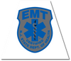 NEW JERSEY SUBDUED EMT REFLECTIVE HELMET (TET) TETRAHEDRON