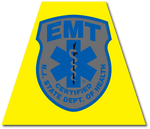 NEW JERSEY SUBDUED EMT REFLECTIVE HELMET (TET) TETRAHEDRON