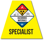 HAZMAT SPECIALIST REFLECTIVE HELMET (TET) TETRAHEDRON