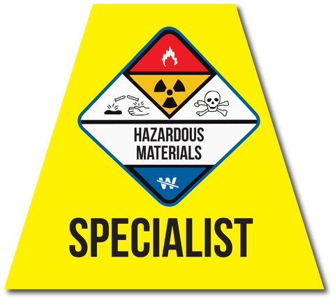 HAZMAT SPECIALIST REFLECTIVE HELMET (TET) TETRAHEDRON