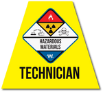 HAZMAT TECHNICIAN REFLECTIVE HELMET (TET) TETRAHEDRON