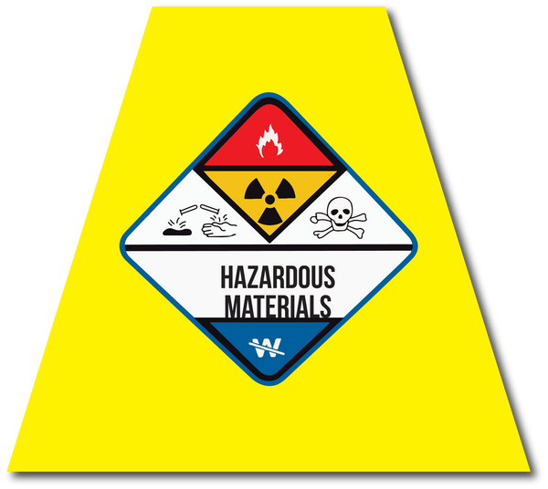 HAZMAT REFLECTIVE HELMET (TET) TETRAHEDRON